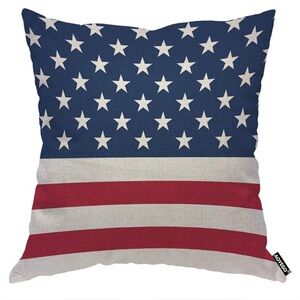 American Flag Pillow Cover